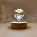 Illuminated Galaxy Crystal Ball Night Light